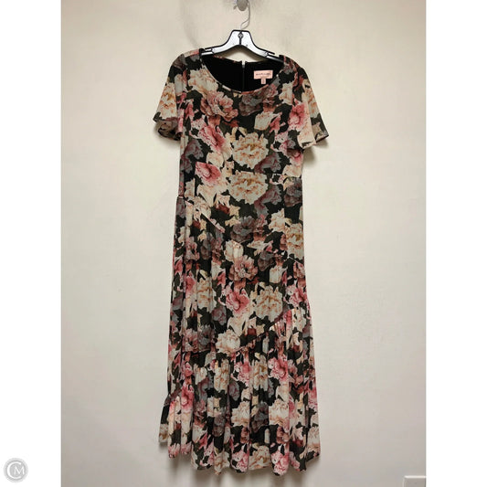Dress Casual Maxi By Black Label In Floral Print, Size: S