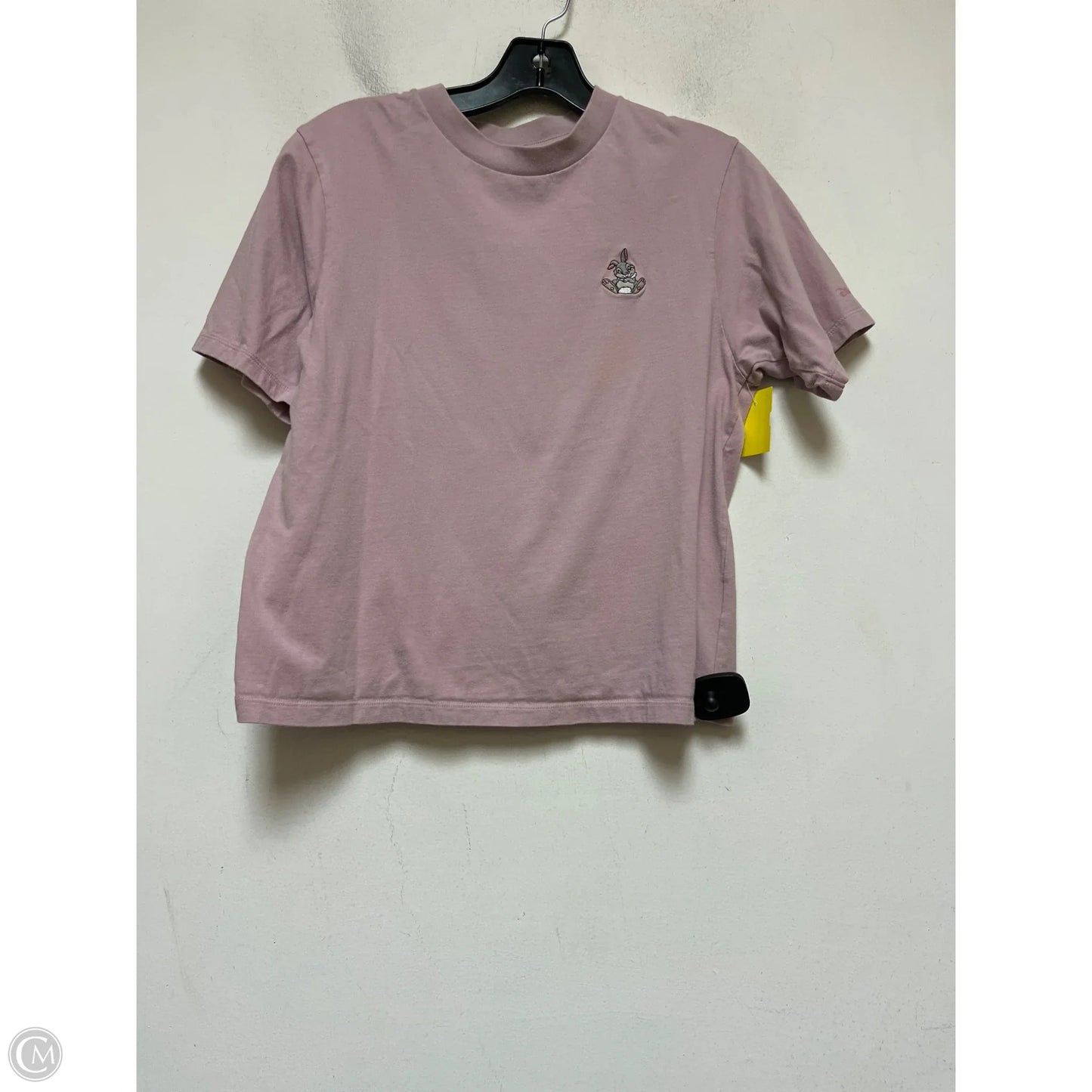 Top Short Sleeve Basic By Uniqlo In Purple, Size: S