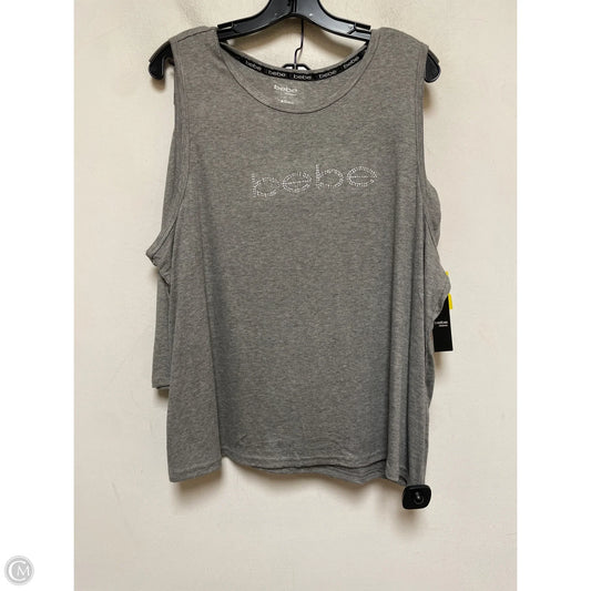 Pajamas 2pc By Bebe In Grey, Size: 3x