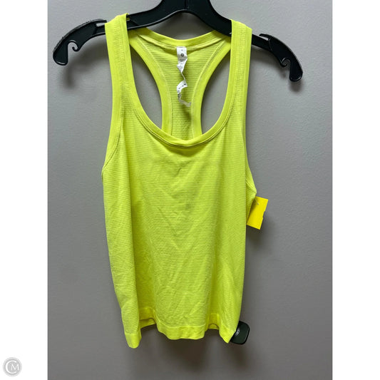Athletic Tank Top By Lululemon In Green, Size: 6