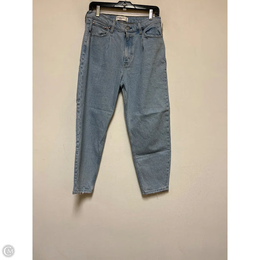 Jeans Straight By Abercrombie And Fitch In Blue Denim, Size: 6