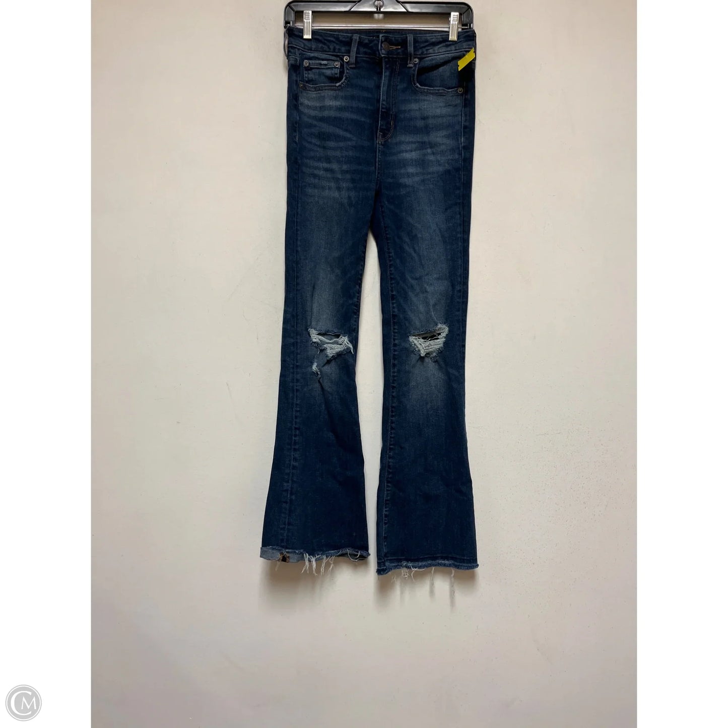 Jeans Flared By American Eagle In Blue Denim, Size: 2