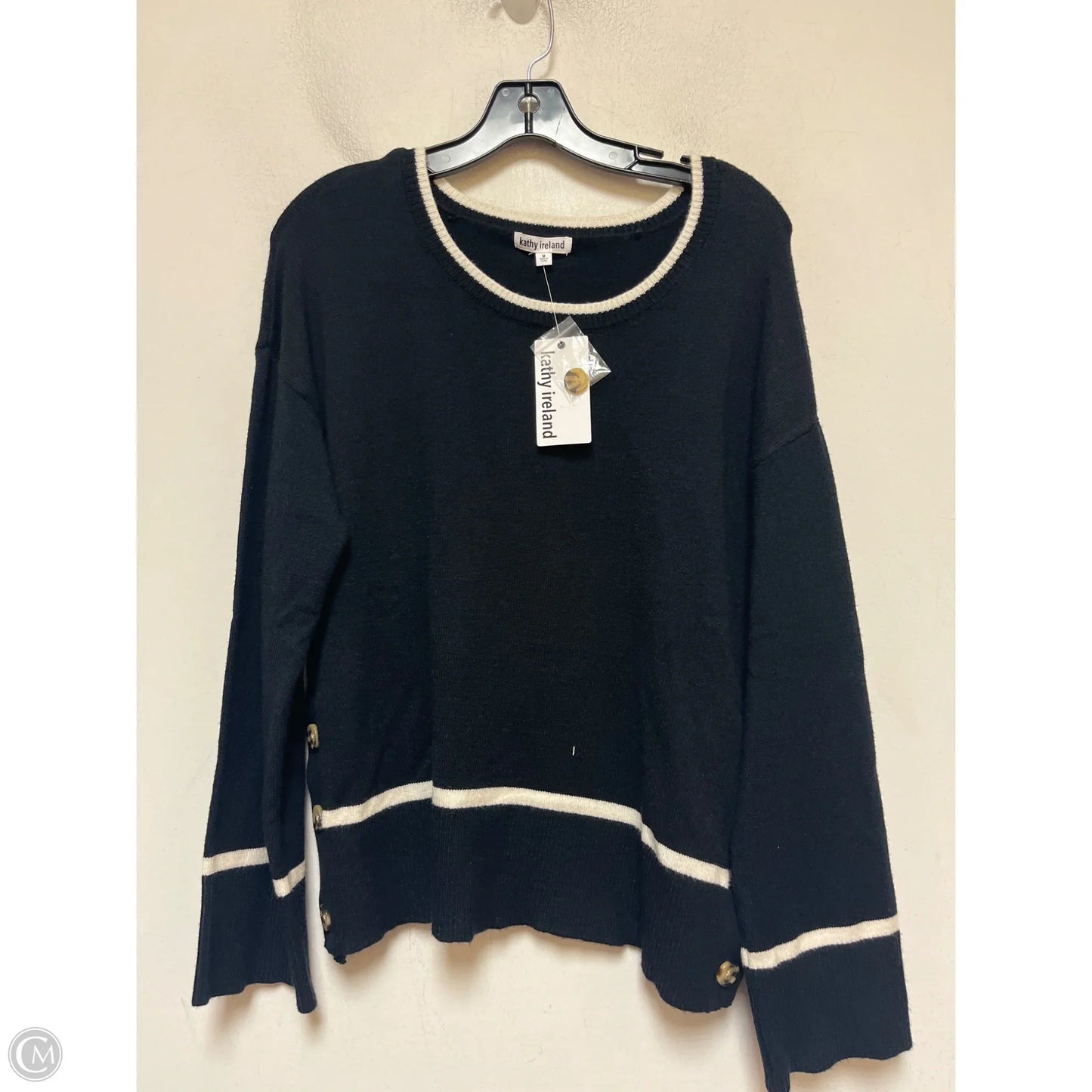 Sweater By Kathy Ireland In Black, Size: M