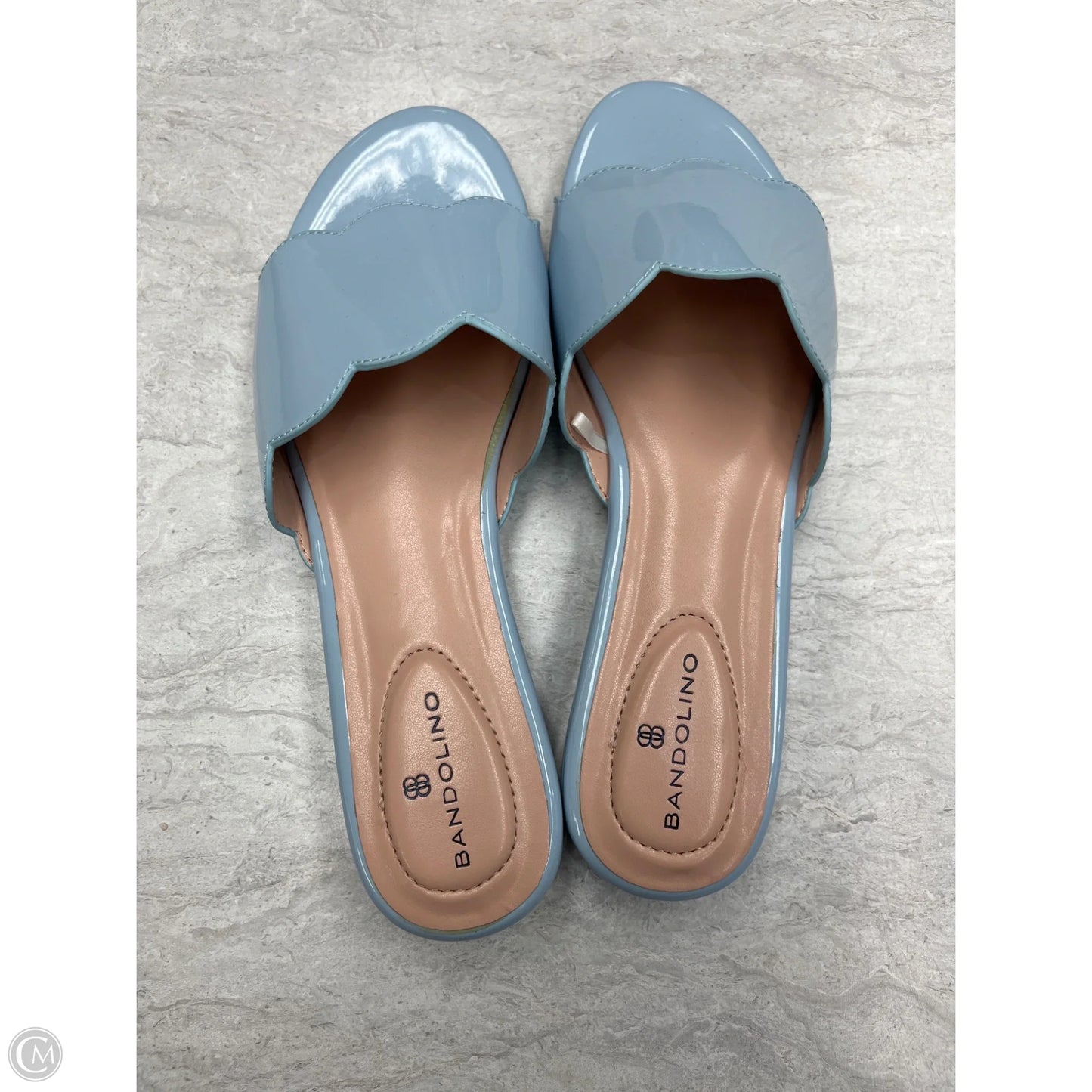 Sandals Flats By Bandolino In Blue, Size: 8