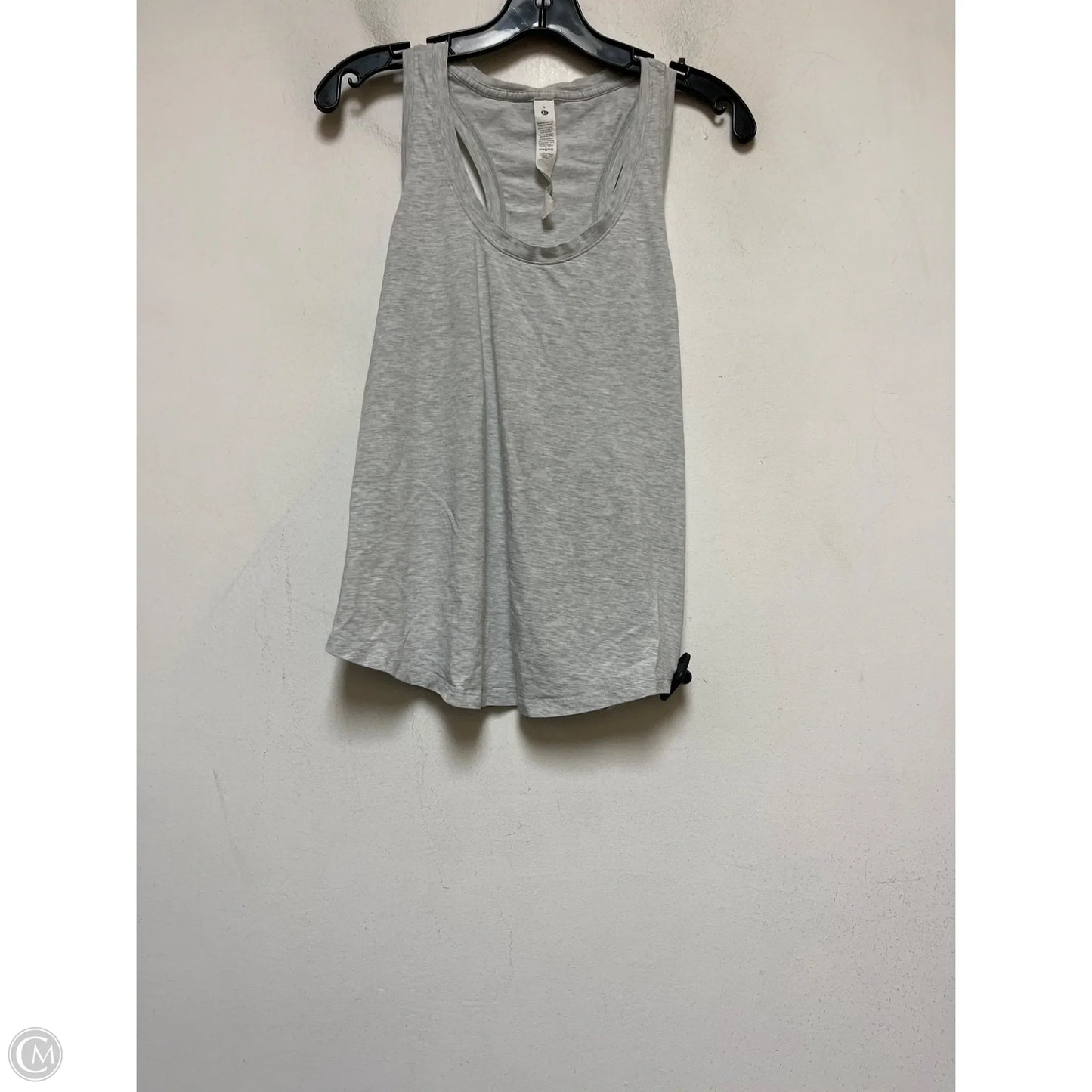 Athletic Tank Top By Lululemon In Grey, Size: 8