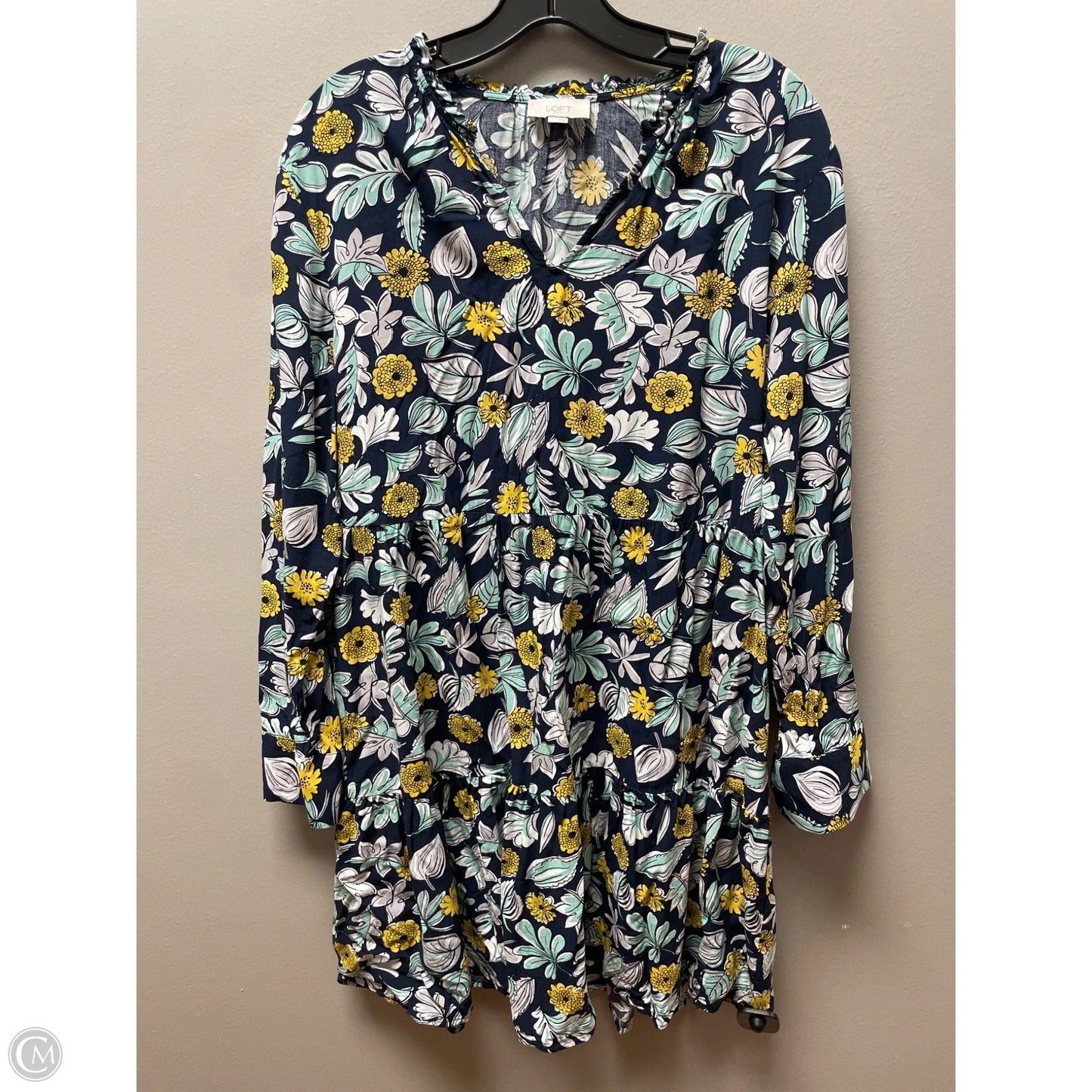 Dress Casual Short By Loft In Floral Print, Size: L
