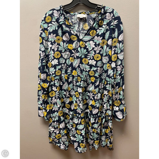 Dress Casual Short By Loft In Floral Print, Size: L