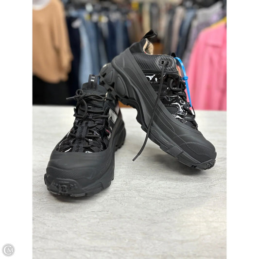 Shoes Luxury Designer By Burberry In Black, Size: 9