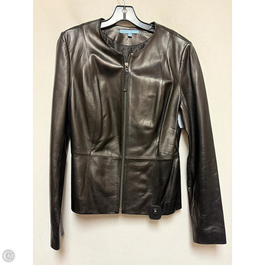 Jacket Leather By Antonio Melani In Black, Size: M