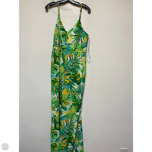 Dress Casual Maxi By Emma And Michele In Tropical Print, Size: L