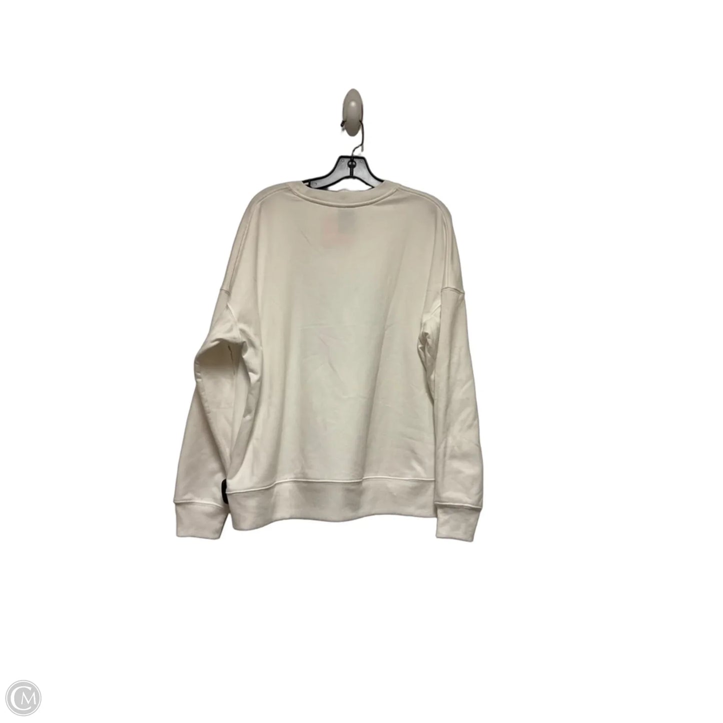 Top Long Sleeve By Clothes Mentor In White, Size: M