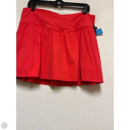 Athletic Skirt By Joy Lab In Red, Size: Xxl