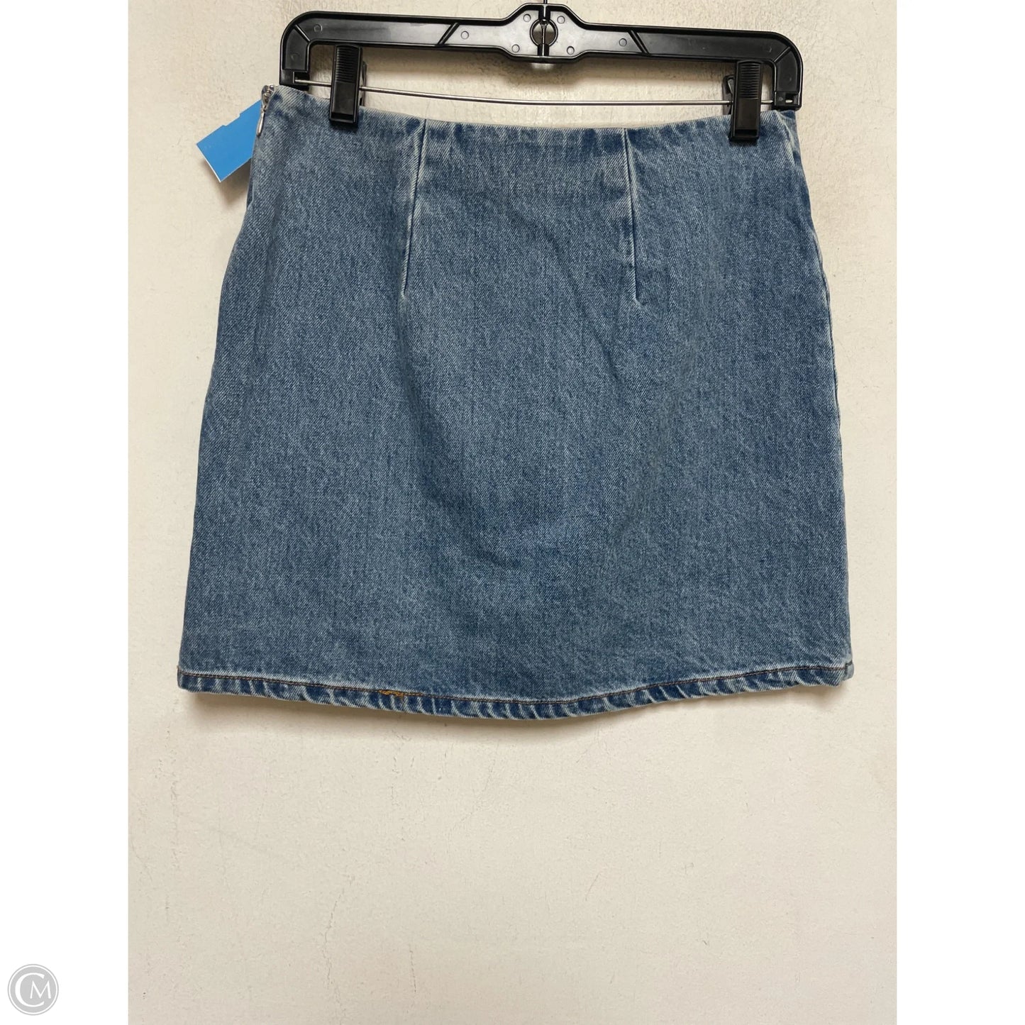Skirt Mini & Short By Future Collective In Blue Denim, Size: 0