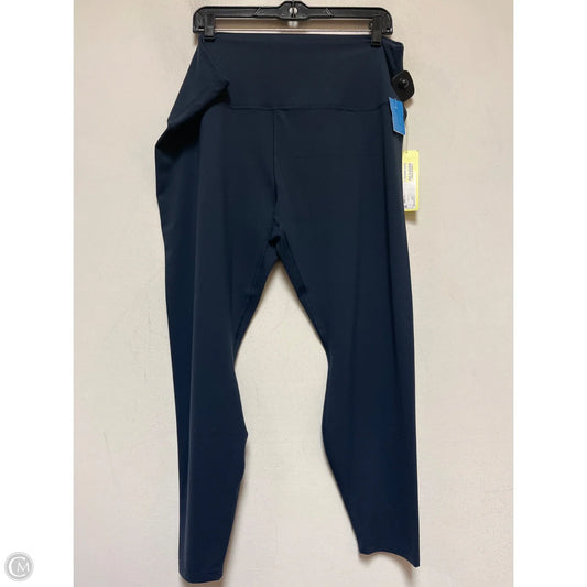 Athletic Leggings By All In Motion In Navy, Size: 3x