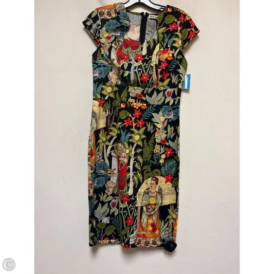Dress Casual Midi By Grace Karin In Tropical Print, Size: S
