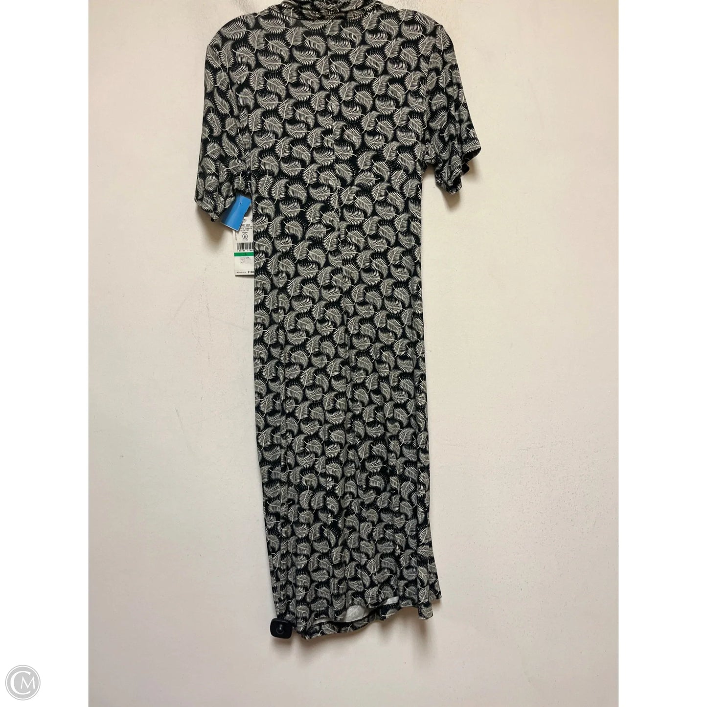 Dress Casual Midi By Karen Kane In Black & White, Size: L
