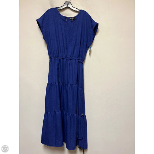 Dress Casual Maxi By R And M Richards In Purple, Size: L