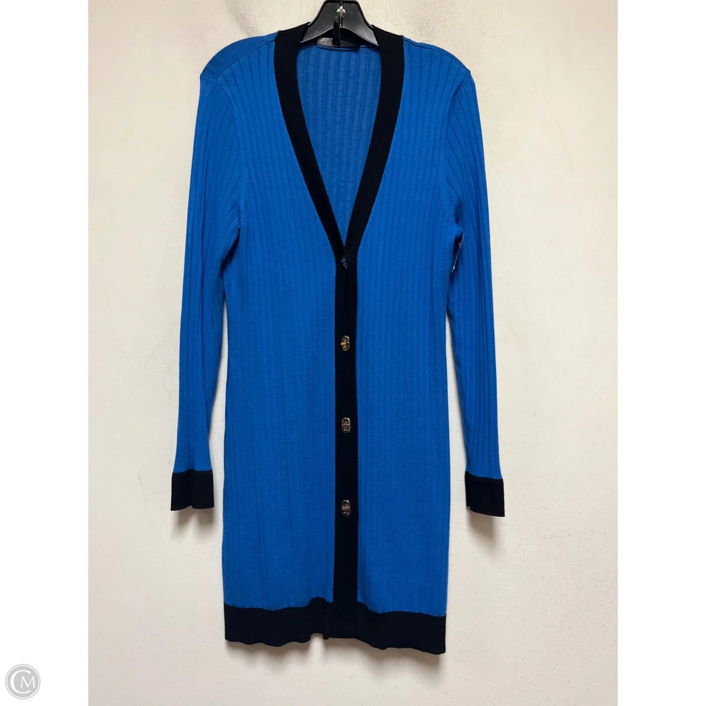 Dress Casual Short By White House Black Market In Black & Blue, Size: L