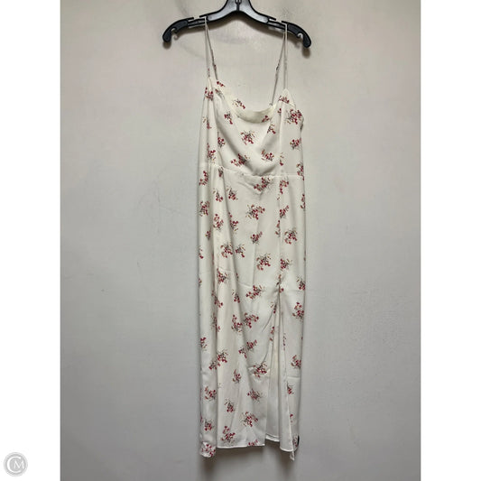 Dress Casual Midi By Abercrombie And Fitch In Floral Print, Size: M