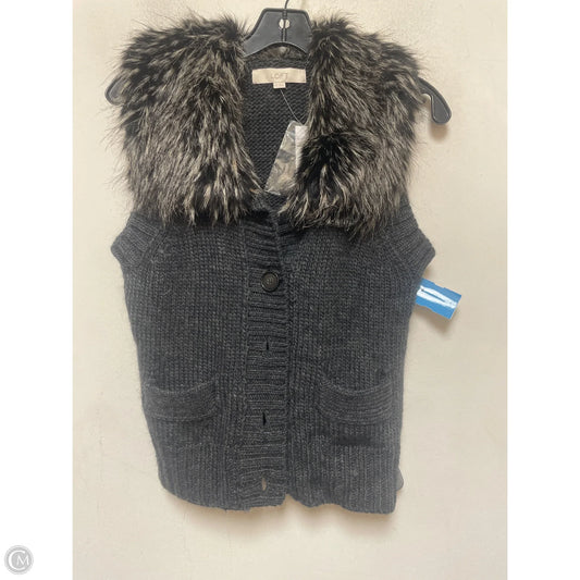 Vest Other By Loft In Grey, Size: Xs