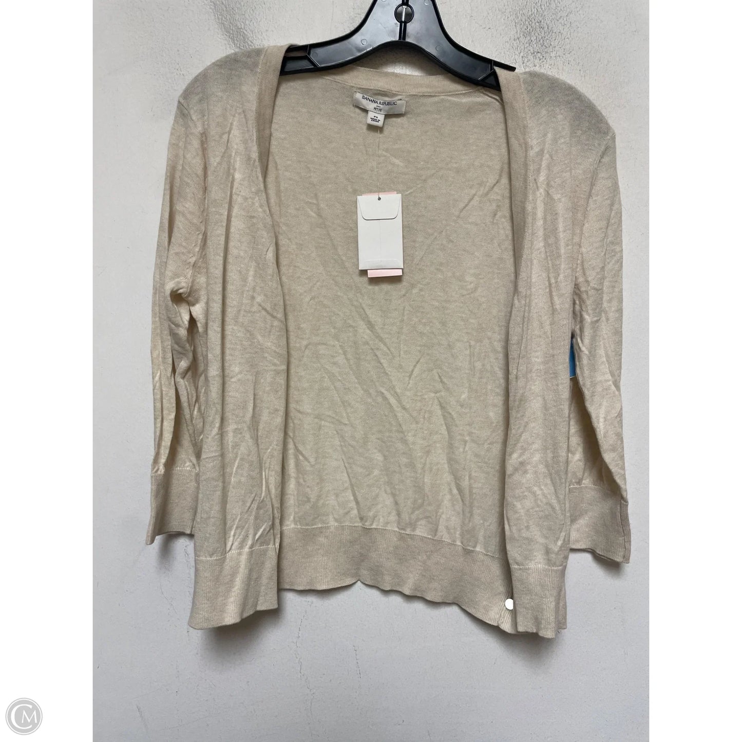 Top Long Sleeve By Banana Republic In Tan, Size: Sp