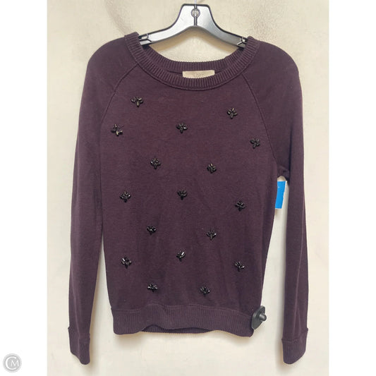 Sweater By Loft In Purple, Size: Xs