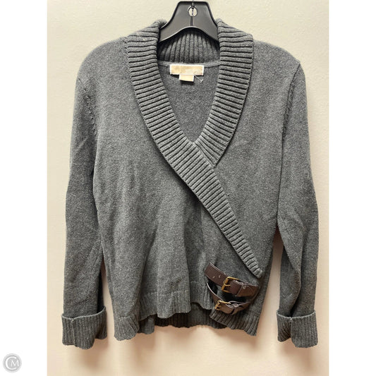 Sweater By Michael By Michael Kors In Grey, Size: M