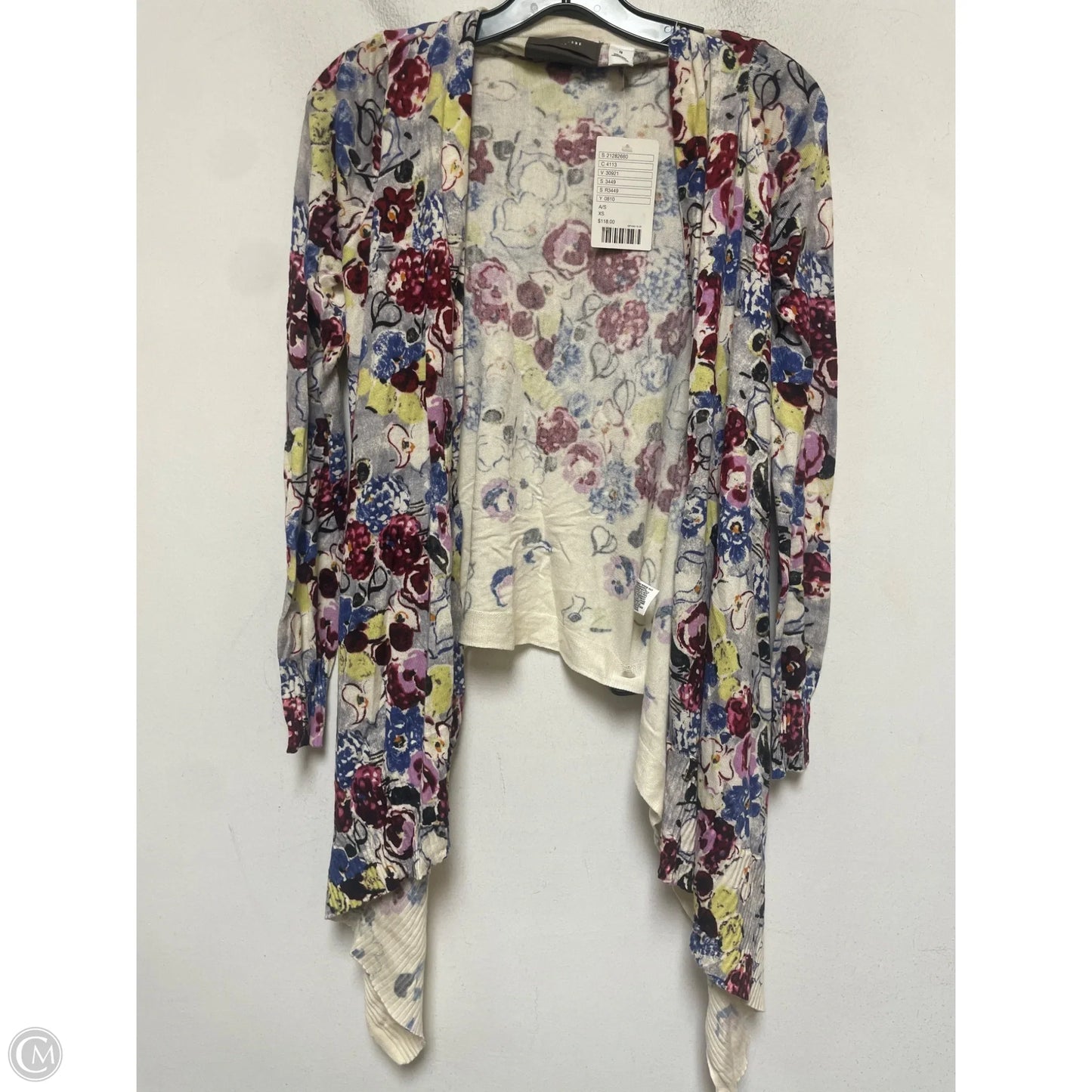 Top Long Sleeve By Guinevere In Floral Print, Size: Xs