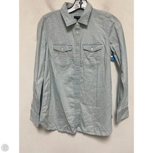 Top Long Sleeve By Talbots In Blue, Size: Xsp