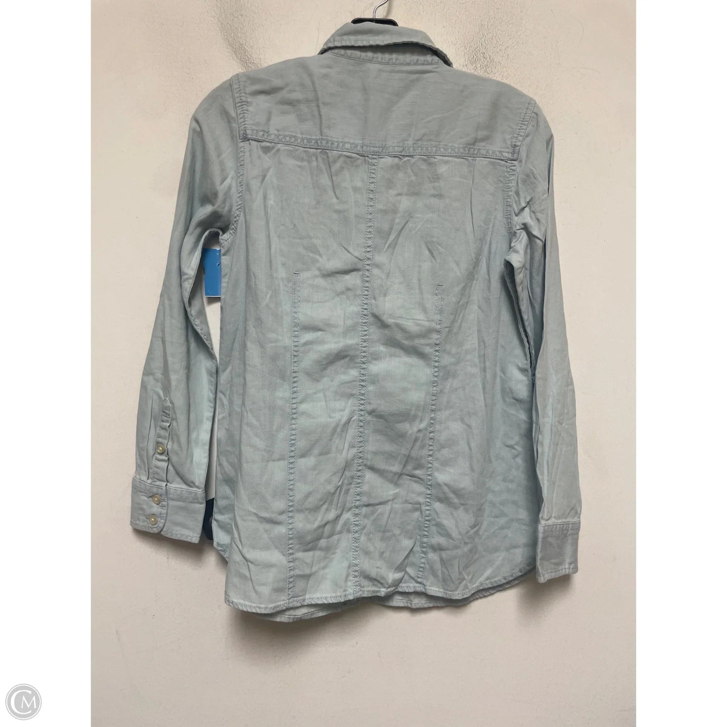 Top Long Sleeve By Talbots In Blue, Size: Xsp