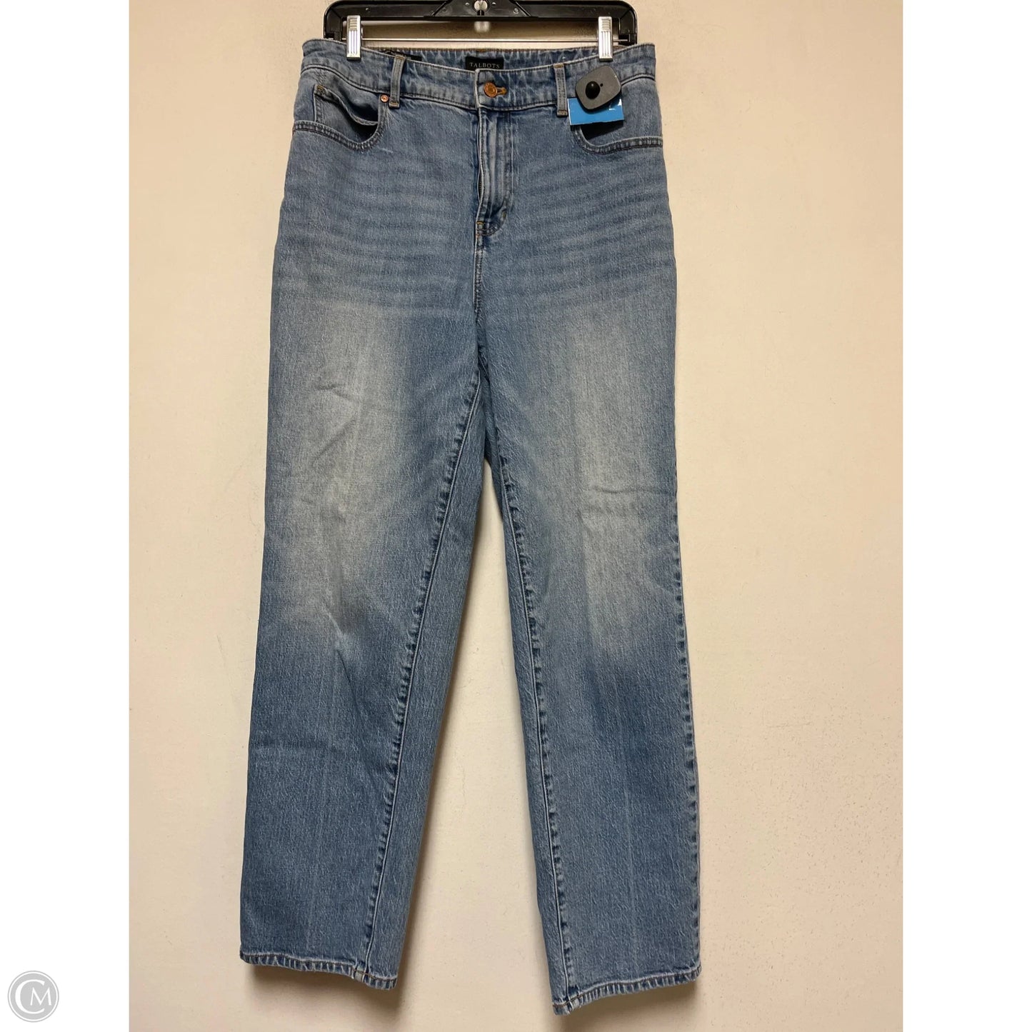 Jeans Straight By Talbots In Blue Denim, Size: 10