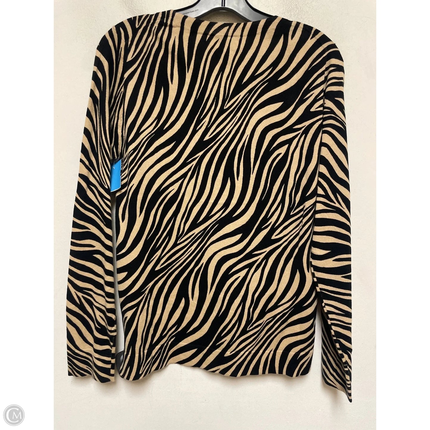Top Long Sleeve By J. Crew In Animal Print, Size: M