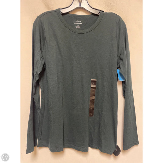 Top Long Sleeve Basic By Banana Republic In Green, Size: M