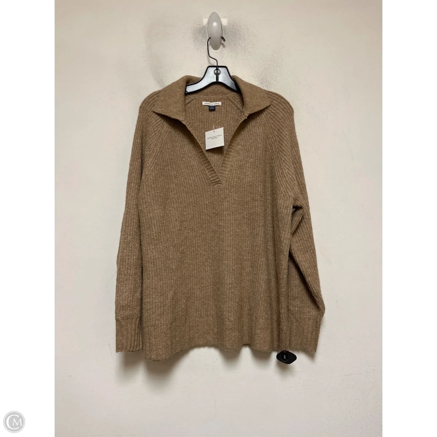 Sweater By American Eagle In Brown, Size: Xs