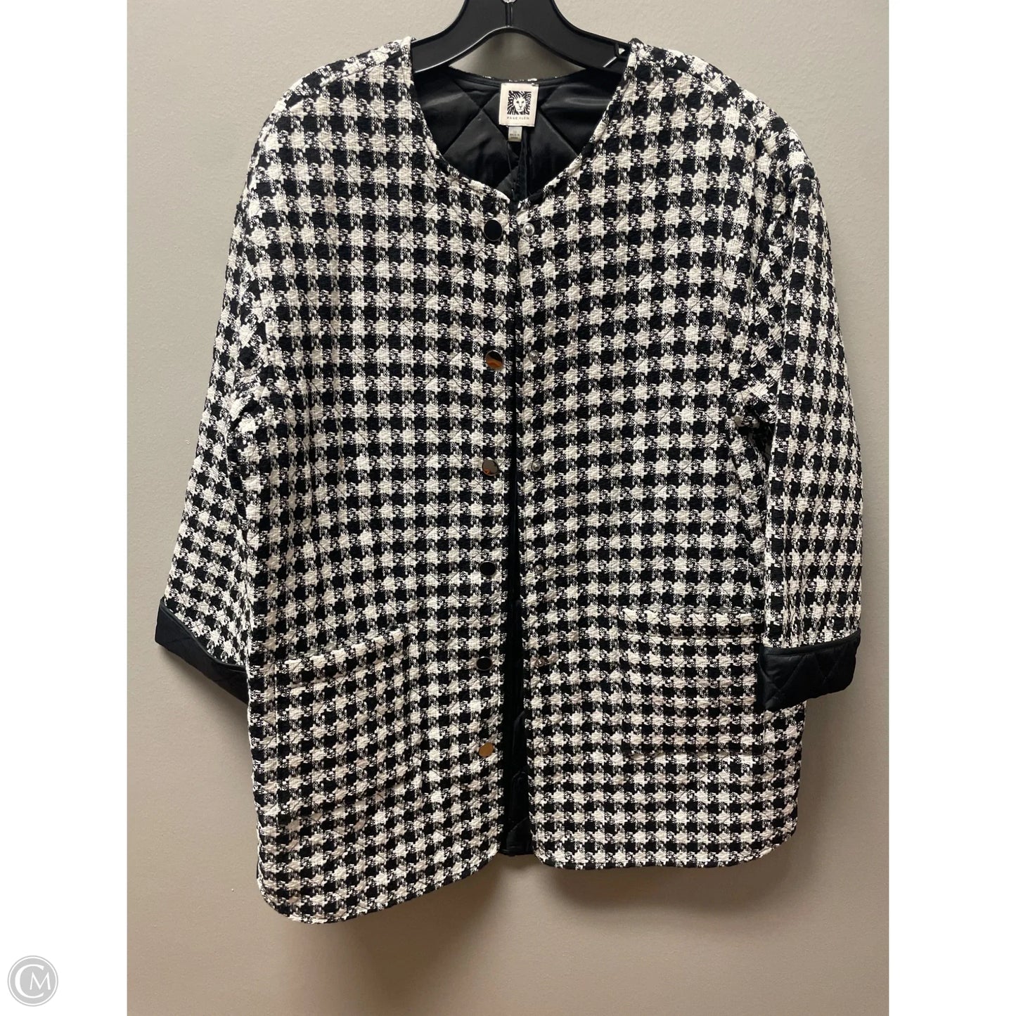 Jacket Other By Anne Klein In Plaid Pattern, Size: M