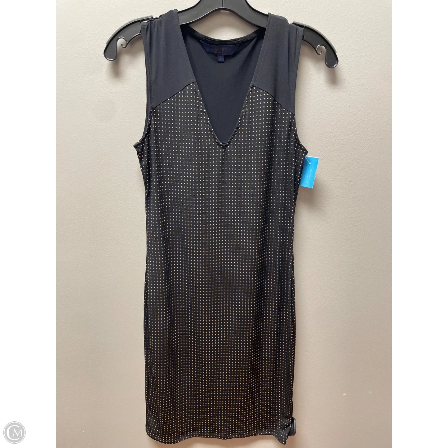 Dress Casual Short By Rachel Roy In Black & Gold, Size: S