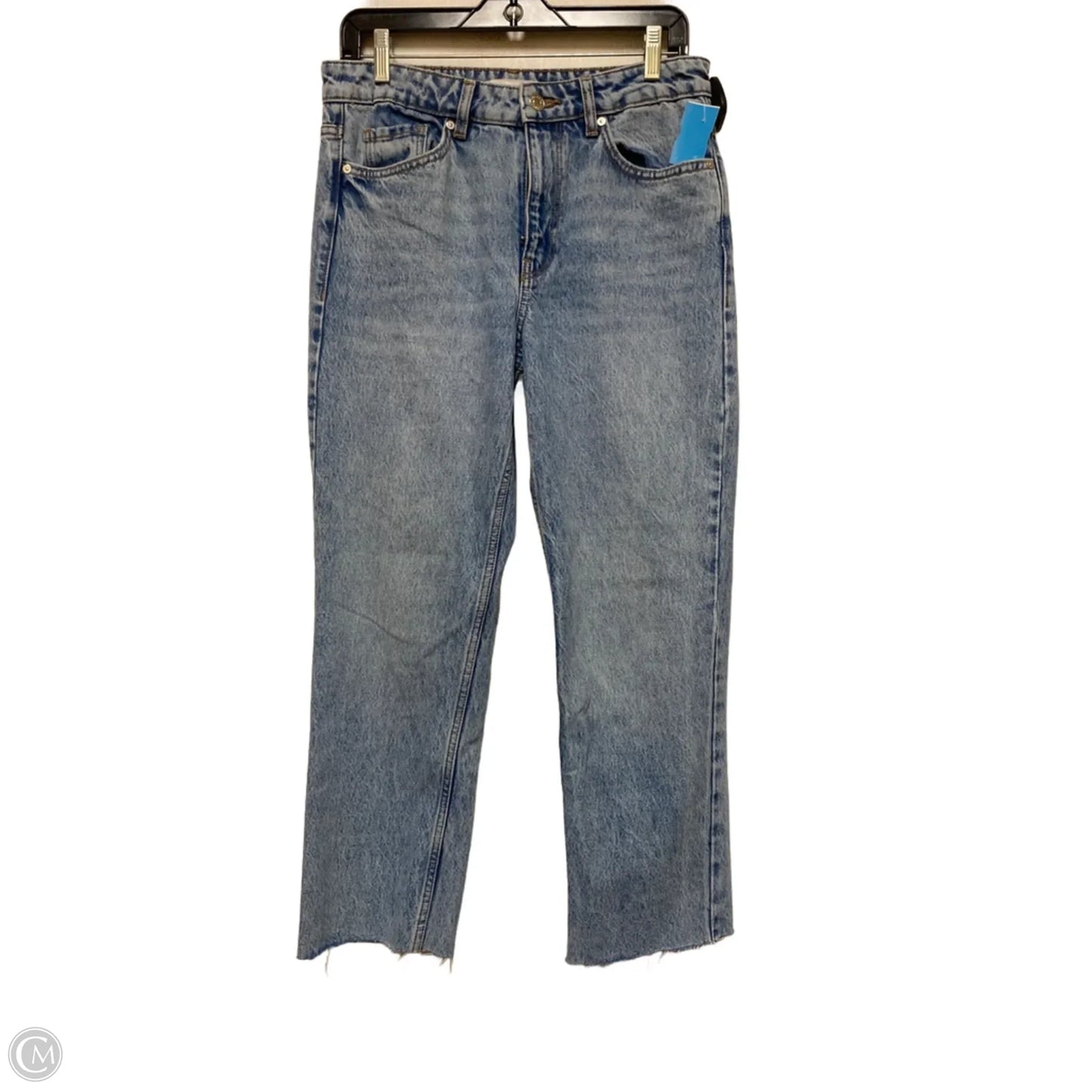 Jeans Straight By Mng In Blue Denim, Size: 6