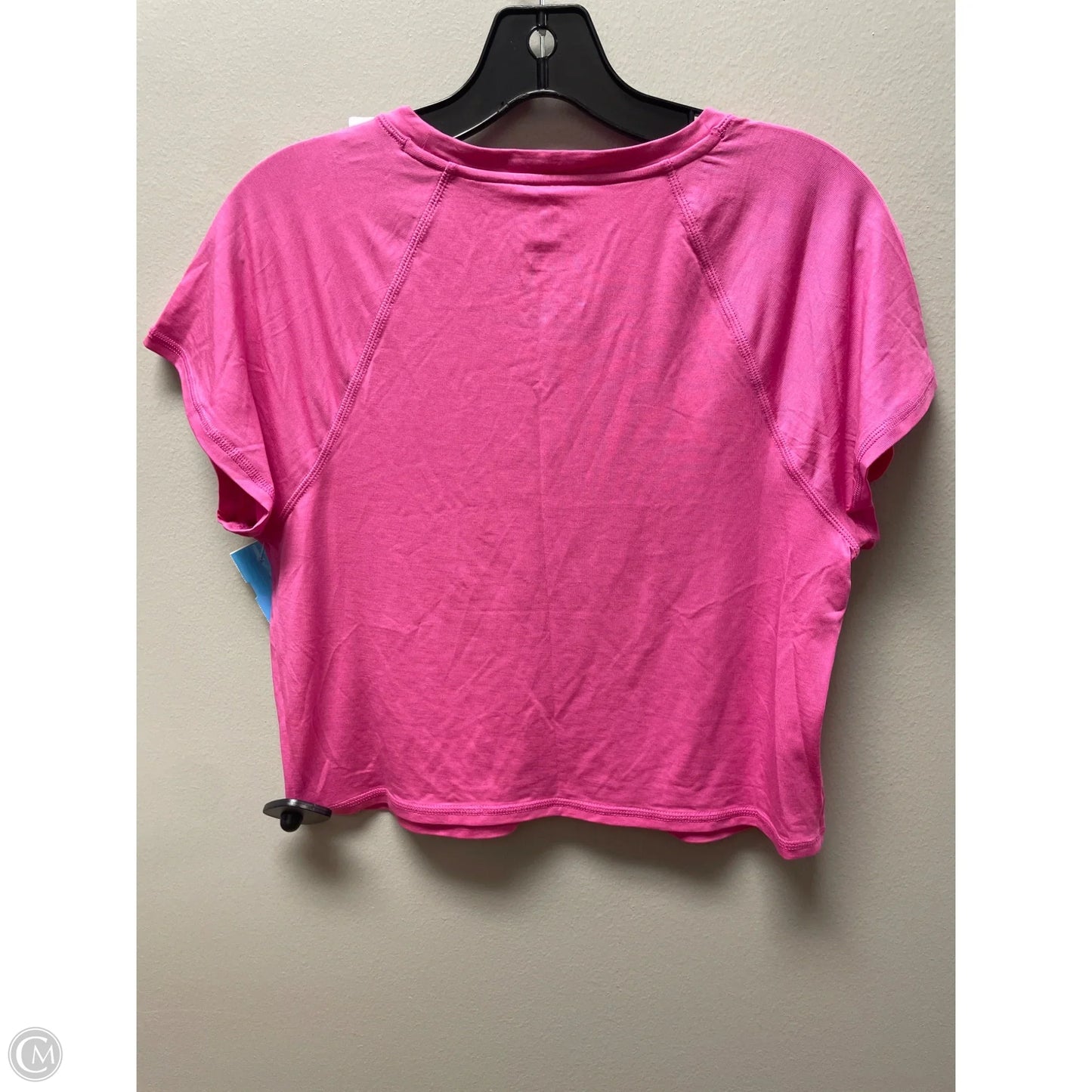Athletic Top Short Sleeve By Joy Lab In Pink, Size: Xl