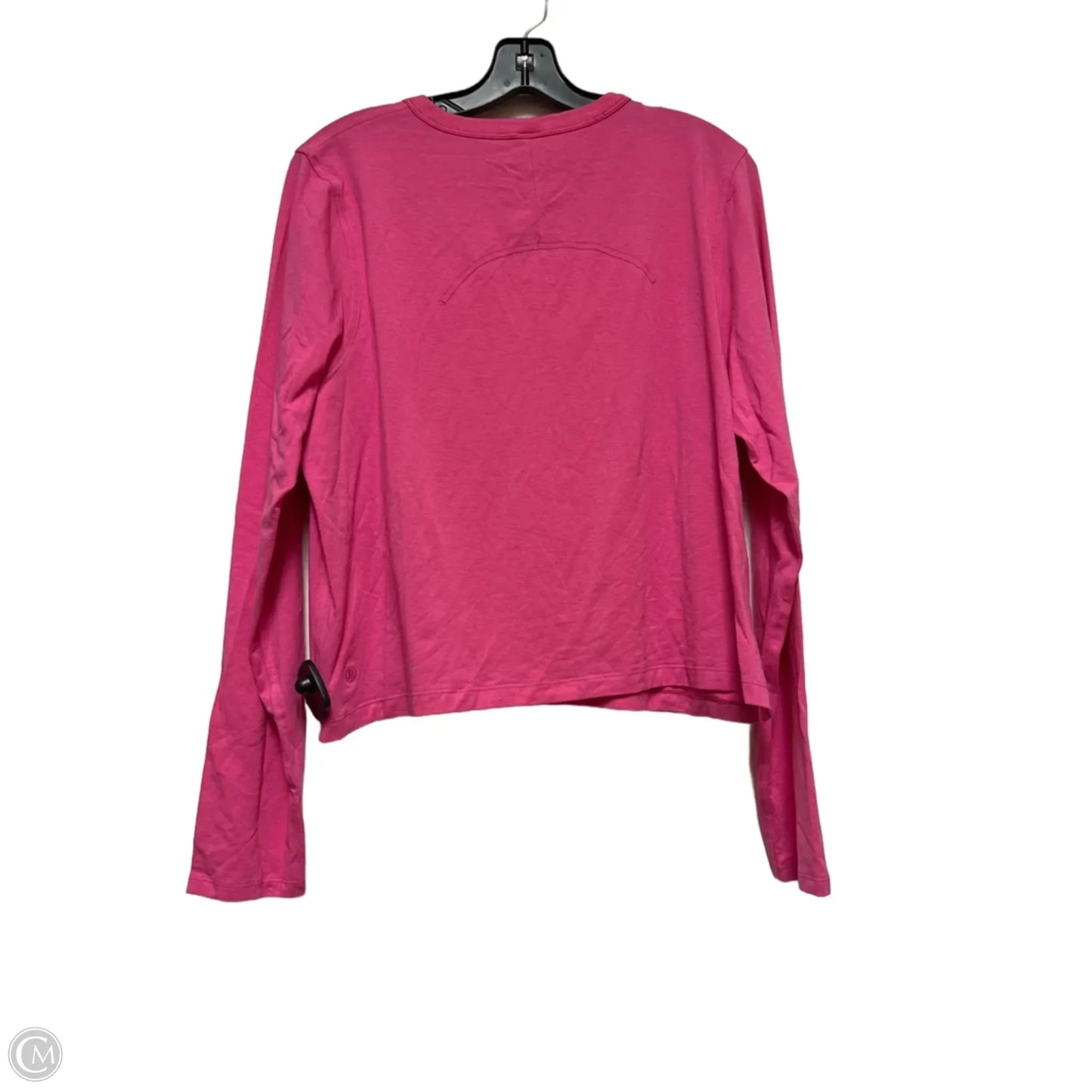 Athletic Top Long Sleeve Crewneck By Lululemon In Pink, Size: 12