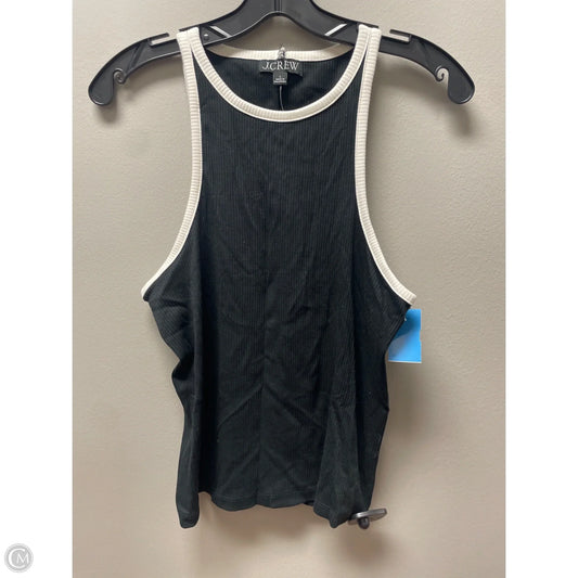Tank Top By J. Crew In Black & White, Size: L