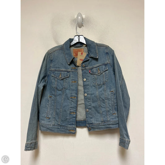Jacket Denim By Levis In Blue Denim, Size: M
