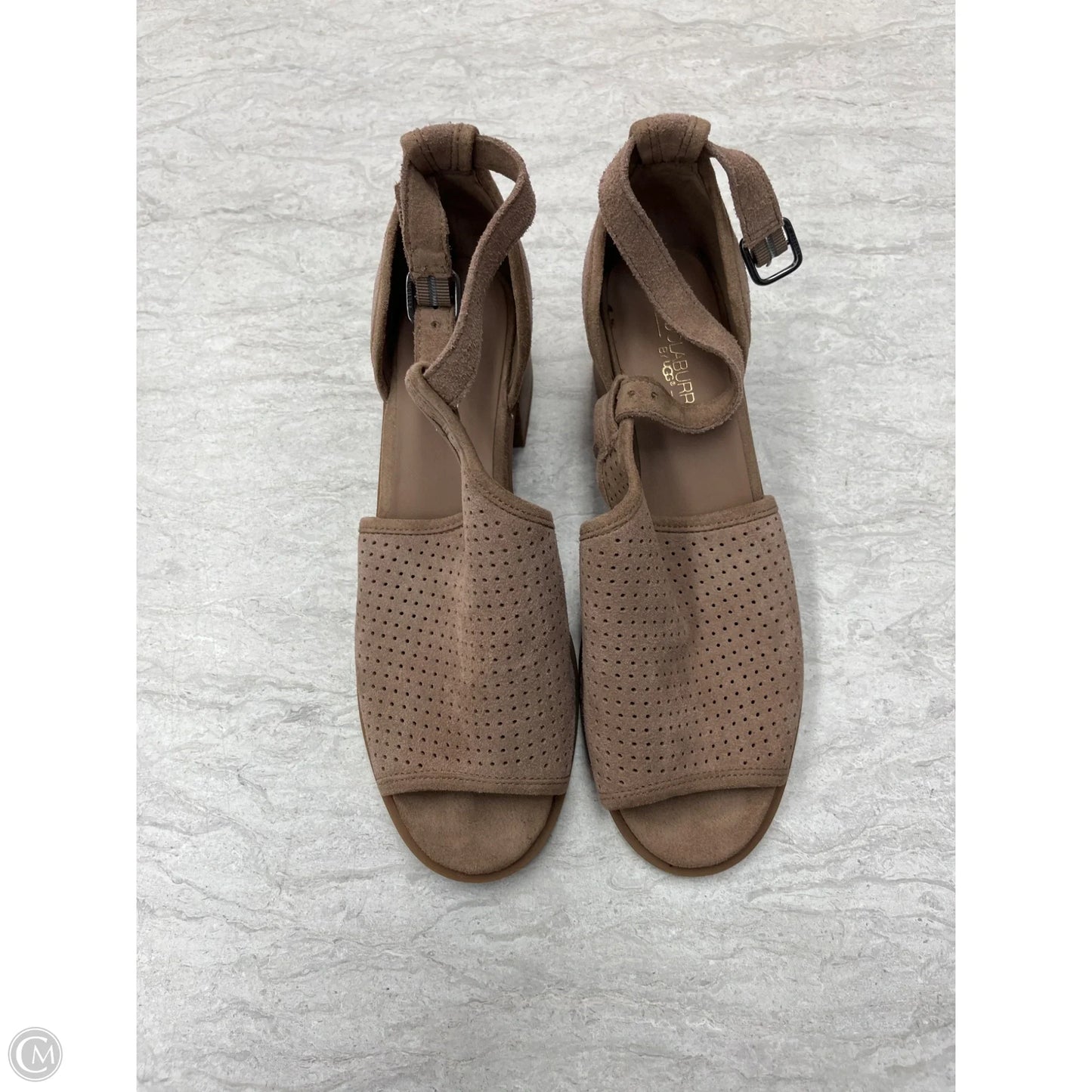 Sandals Heels Block By Koolaburra By Ugg In Brown, Size: 8.5