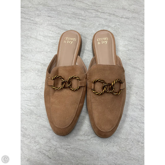 Shoes Flats By Crown And Ivy In Tan, Size: 9