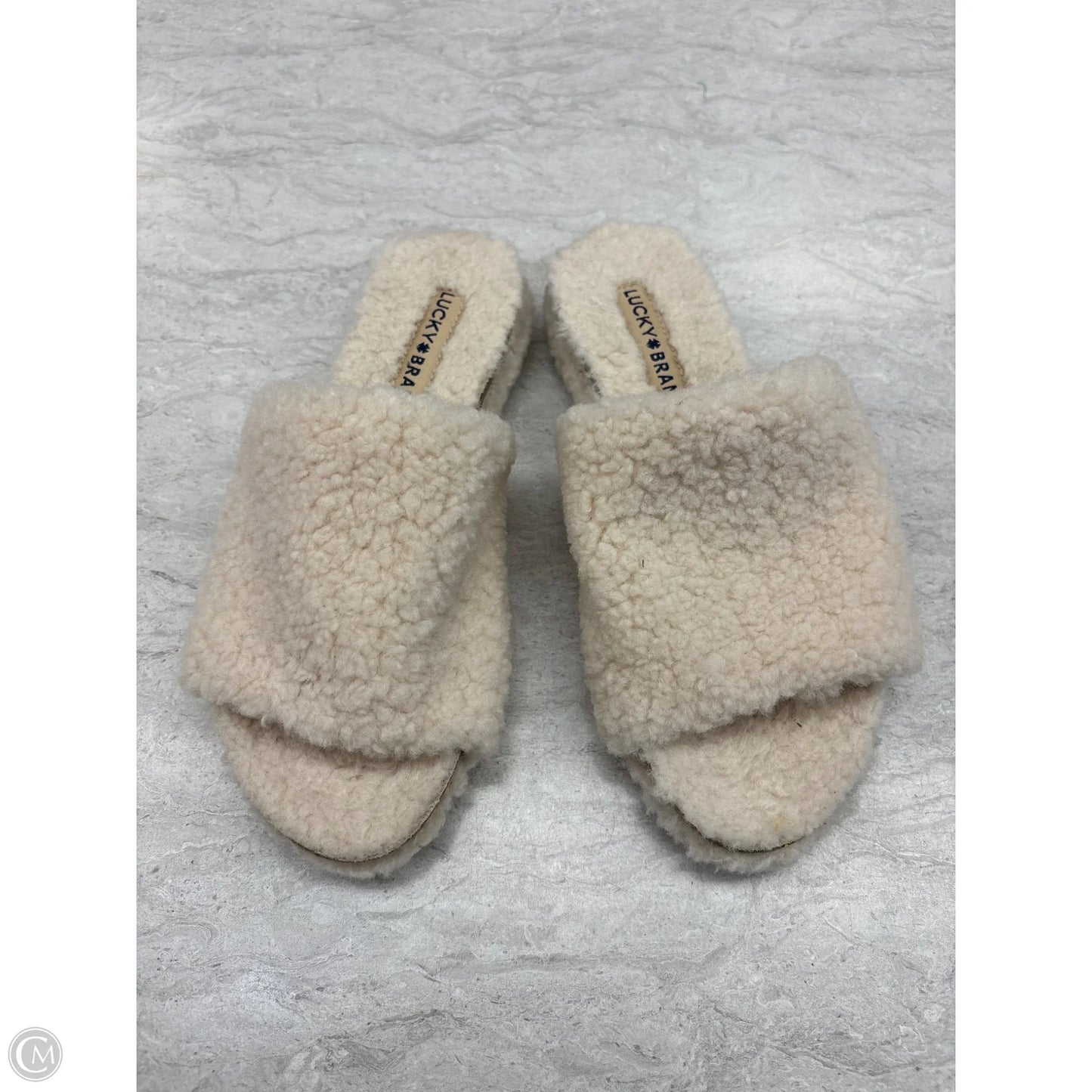 Sandals Flats By Lucky Brand In Cream, Size: 6