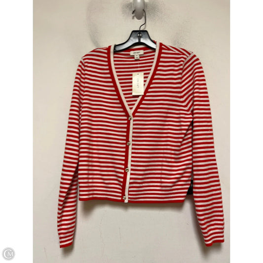 Sweater Cardigan By On 34th In Striped Pattern, Size: 0