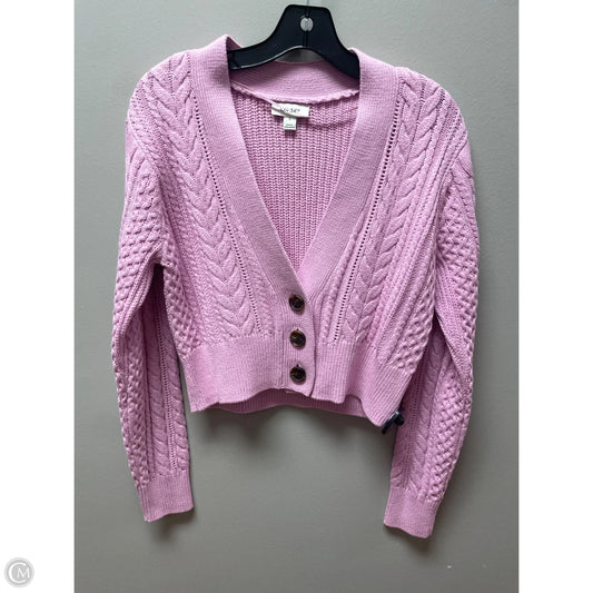 Sweater Cardigan By On 34th In Pink, Size: S