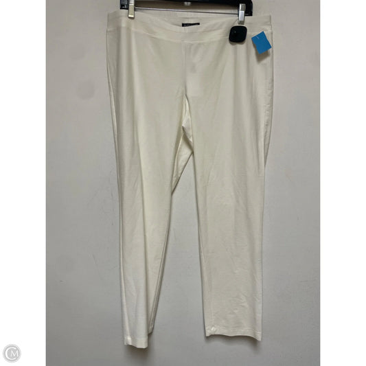 Pants Other By Eileen Fisher In Cream, Size: 12