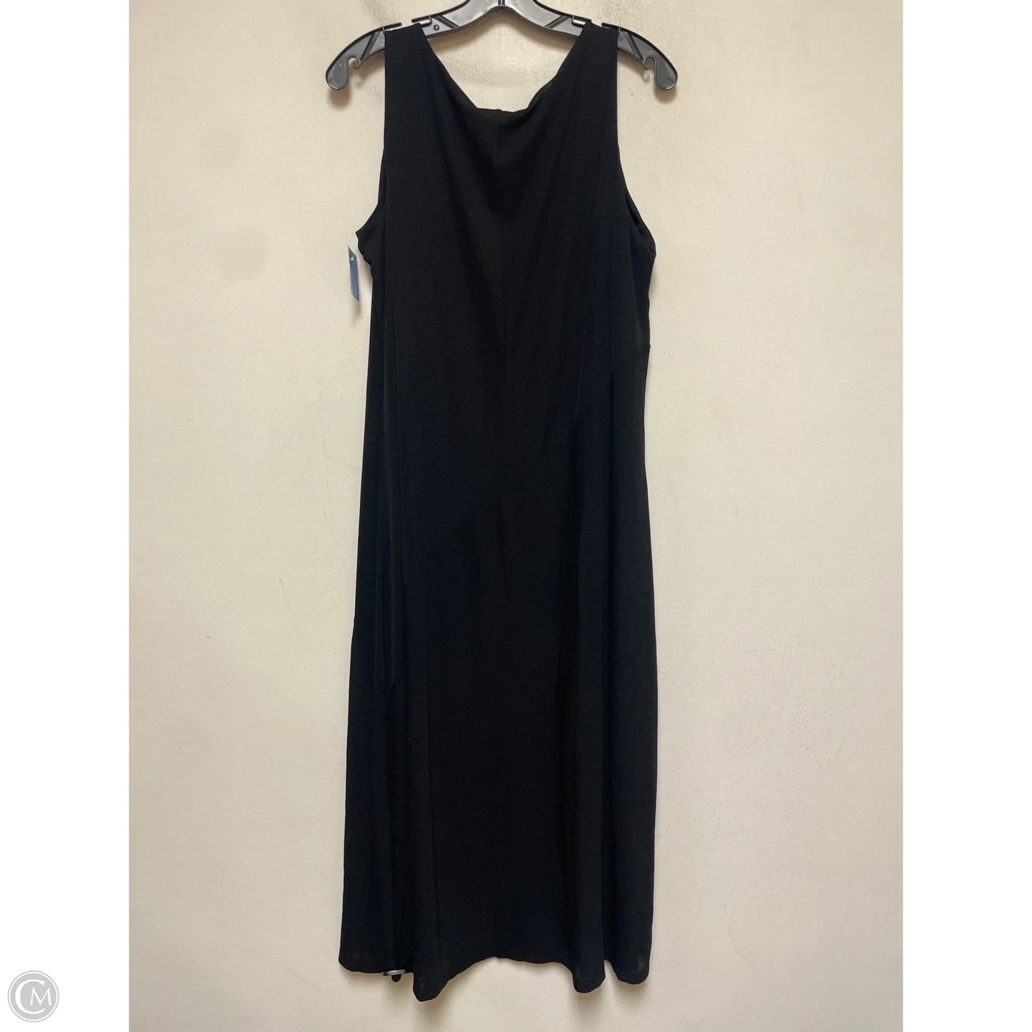 Dress Casual Maxi By Chicos In Black, Size: L