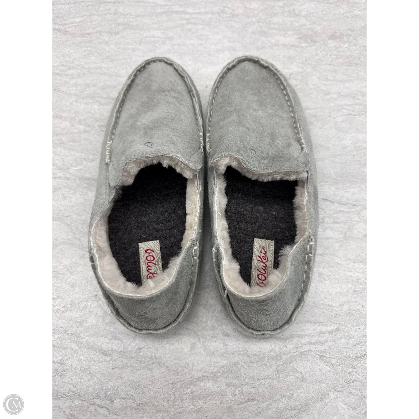 Shoes Flats By Olukai In Grey, Size: 8