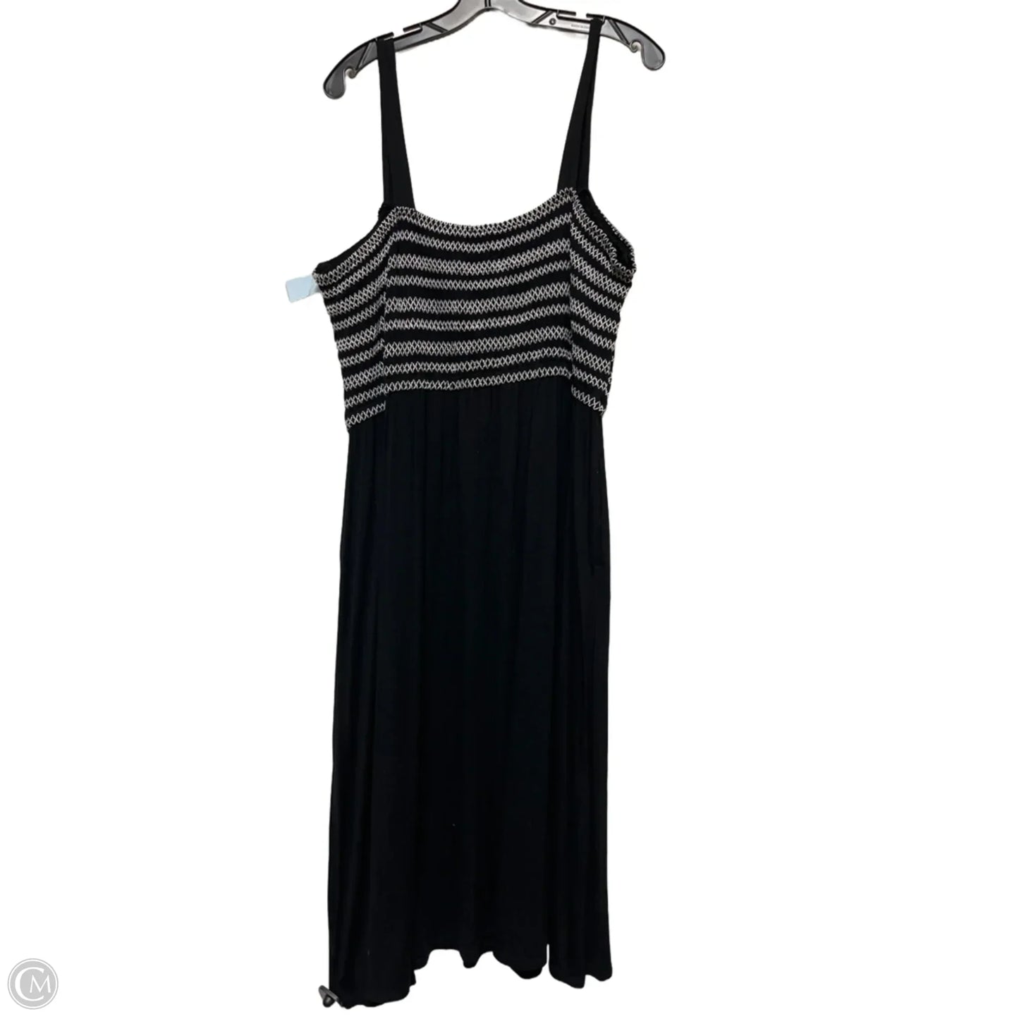 Dress Casual Midi By Lane Bryant In Black & White, Size: 2x